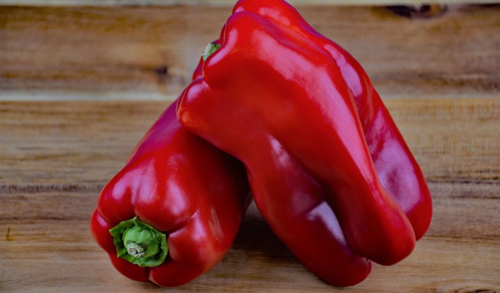 Ensalada de pimientos con freidora de aire cosori